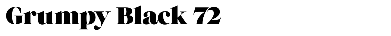 Grumpy Black 72